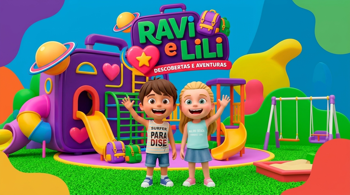 Ravi e Lili no parquinho